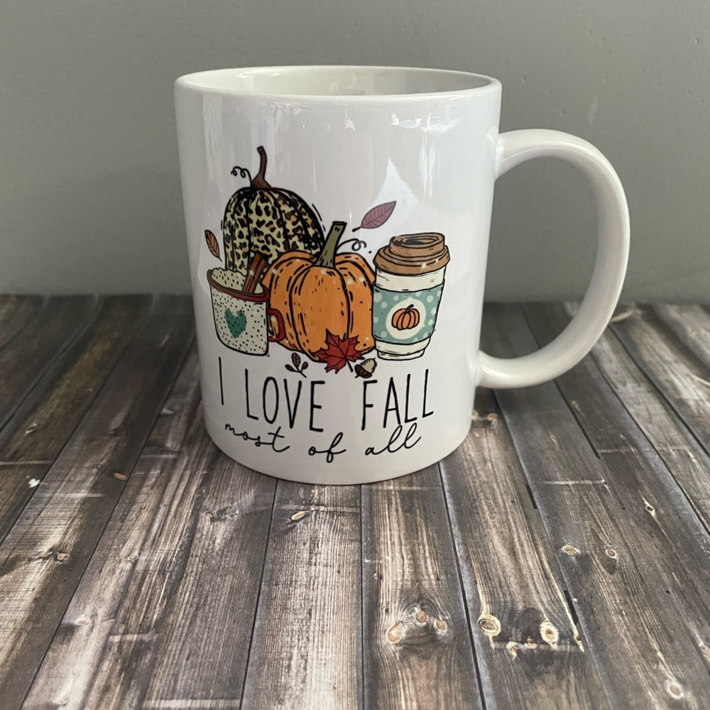 I Love Fall Coffee Mug - Picture 3 of 5